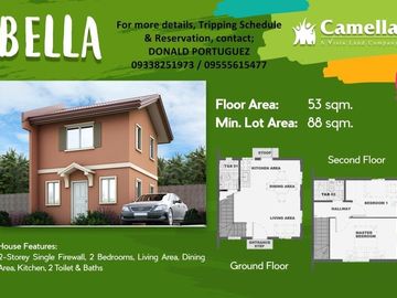 3 Bedroom for Sale in Binangonan Rizal in Camella Meadows, for inquiries pls contact Donald