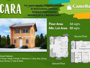 3 Bedroom for Sale in Binangonan Rizal in Camella Meadows, for inquiries pls contact Donald