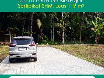 500 m Lotte Grosir Tegal: 1 Jt-an, SHM Per-Unit