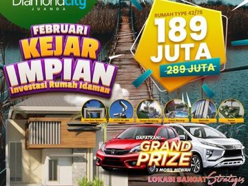 ON SALE! DIAMOND CITY JUANDA 1, Rumah Murah dan Akses ke Surabaya Cepat