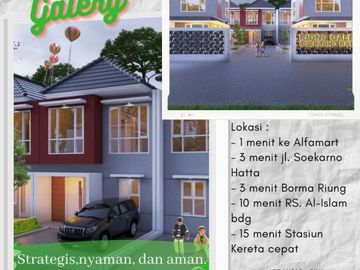 Rumah mewah cantik Hunian Premium asri di Kodya dkt Soekarno Hatta