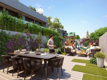 Apartamento 2 dormitorios, 2 baños y gran terraza exclusiva en Punta Carretas, Montevideo