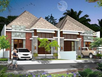 Minimalis modern siap bangun dalam perumahan di jln Wates