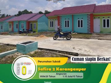 rumah di dekat Pasar Natar FREE 3 Angsuran