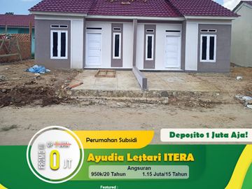 rumah di dekat Pasar Natar FREE 3 Angsuran