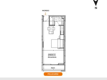 MONOAMBIENTE VENTA PISCINA QUINCHO ECHESORTU ROSARIO