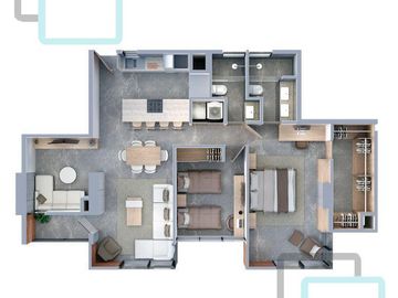 VENTA DE DEPARTAMENTOS EN VALLE PONIENTE ZONA SANTA CATARINA
