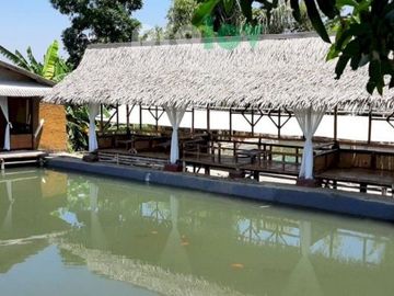 Jual villa dan kolam pemancingan Karangpawitan karangmulya cibangban Garut jawabarat