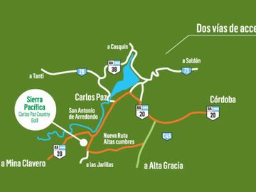 CONDOMINIO SIERRA PACIFICA. DENTRO DE COUNTRY CARLOS PAZ GOLF. AMPLIOS AMBIENTES, AMENTITIES. PRIMERA CALIDAD DE CONSTRUCCIÓN