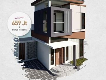Rumah Mewah 2LT di Cisaranten Kulon Arcamanik Harga Launching 659Jt