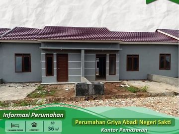 Rumah subsidi deket kemiling Luas tanah 84 siap huni