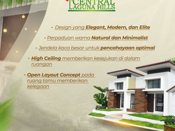 DIJUAL RUMAH MINIMALIS MODERN TIPE 45 DI TEMBESI