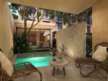 Departamento en venta  Mérida Yucatán, Privada Baura Santa Gertrudis Copó