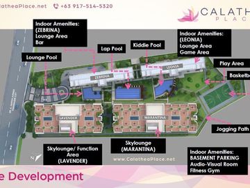 1 Bedroom Condo for Sale in Paranaque City Calathea Place