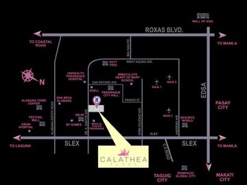 1 Bedroom Condo for Sale in Paranaque City Calathea Place