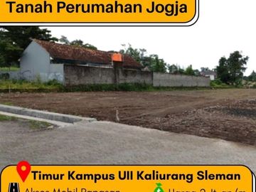 Luas 140, Tanah Tepi Jalan Aspal dekat Kampus UII Jogja