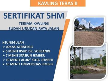 Tanah di Patrang di jember dijual
