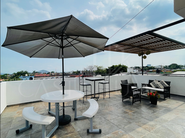Casa en venta en Jiutepec en condominio con roof garden