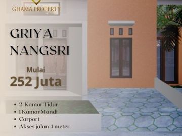 Tinggal 3 UNIT! Rumah Modern Minimalis Dekat Jalan Raya Nangsri