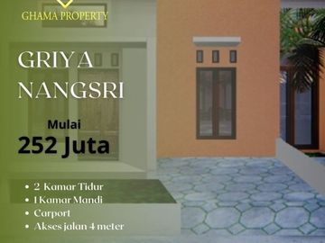 Tinggal 3 UNIT! Rumah Modern Minimalis Dekat Jalan Raya Nangsri