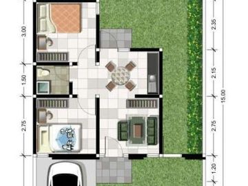 Rumah Murah Meriah di Cipageran Cimahi Royal Orchid Villa