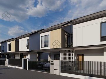 New two-story villa with a clean look and modern design you might find in Europe awaits you in Chiang Mai