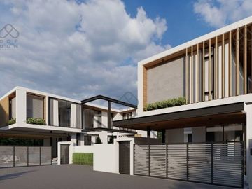 New two-story villa with a clean look and modern design you might find in Europe awaits you in Chiang Mai