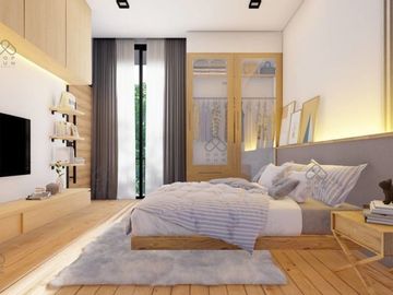 New two-story villa with a clean look and modern design you might find in Europe awaits you in Chiang Mai