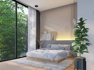 New two-story villa with a clean look and modern design you might find in Europe awaits you in Chiang Mai