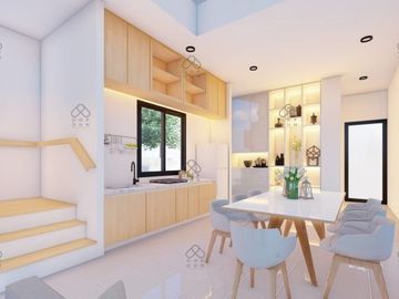 New two-story villa with a clean look and modern design you might find in Europe awaits you in Chiang Mai