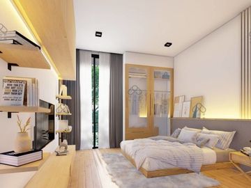 New two-story villa with a clean look and modern design you might find in Europe awaits you in Chiang Mai