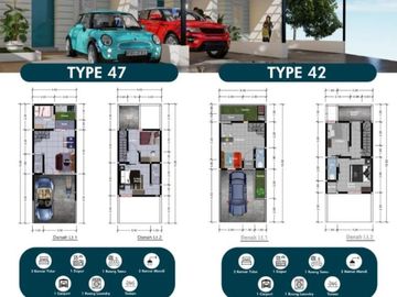 Rumah baru 2 lantai, rp 470 jt @ di beji depok