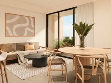 Departamento tipo loft con terraza, alberca, Gimnasio, pre-construccion, venta,