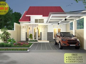 RUMAH TERCANTIK SIAP HUNI DI TENGAH SLEMAN DEKAT KOTA YOGYAKARTA