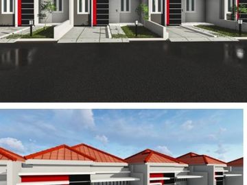 Rumah Siap Bangun Desain Minimalis Kawasan Ramai tepi Jalan