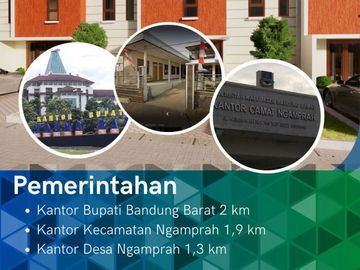 rumah asri dua lantai di mega bodas padalarang