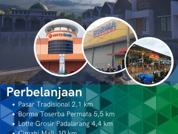 rumah asri dua lantai di mega bodas padalarang