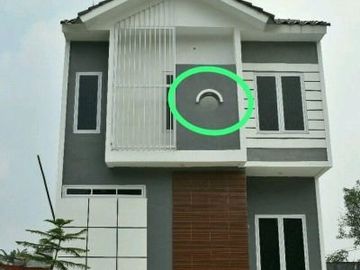 Rumah 2 lantai pinggir jalan termurah 7 menit dari stasiun cilebut SHM