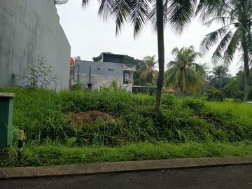 Tanah Kavling Hook dua muka Siap Bangun 1,3 M Di dalam Cluster Sawangan Depok
