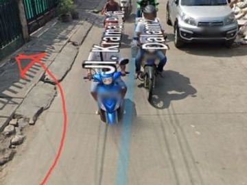 Jual Murah, Rumah Tua Hitung Tanah Di Jl. Kramat Pulo Dalam Senen Jakarta Pusat