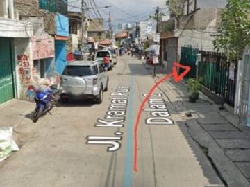 Jual Murah, Rumah Tua Hitung Tanah Di Jl. Kramat Pulo Dalam Senen Jakarta Pusat