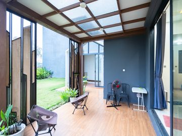 Disewakan Rumah Langka di Hook 300m2 Bergaya Modern Scandinavia Dengan Private Garden di The Sanctuary Collection Sentul