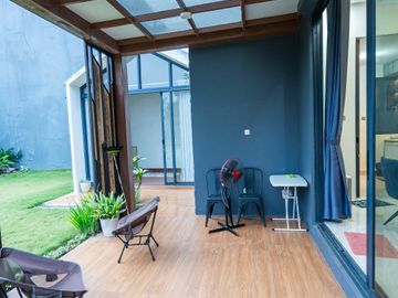 Disewakan Rumah Langka di Hook 300m2 Bergaya Modern Scandinavia Dengan Private Garden di The Sanctuary Collection Sentul