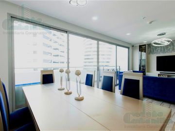 DEPARTAMENTO AMOBLADO DE LUJO EN VENTA PUERTO SANTA ANA INCLUYE 2 PARQUEOS