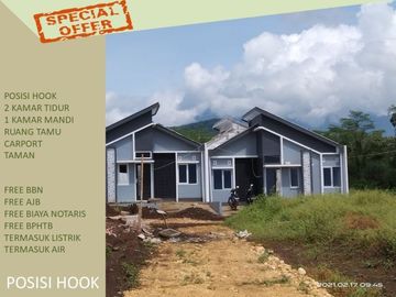 Posisi Hook Rumah Dekat Kota Bebas Banjir 2KT Tipe 25/107