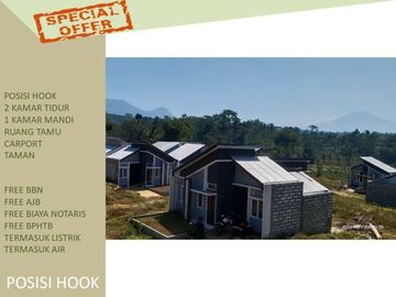 Posisi Hook Rumah Dekat Kota Bebas Banjir 2KT Tipe 25/107
