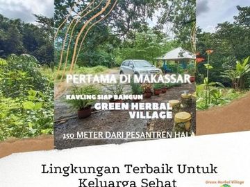Kavling Tanah Kampung Herbal Dekat Puskemas Maros Diapit 2 Pesantren