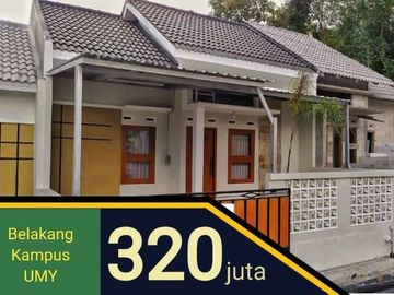 RUMAH MODERN EXCLUSIF SIAP BANGUN LOKASI STRATEGIS BARAT KAMPUS UMY