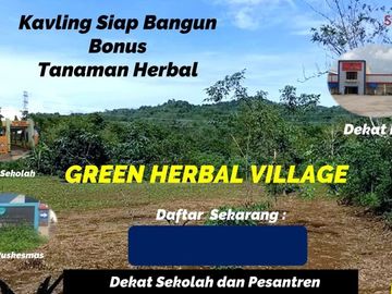 Kavling Tanah Kampung Herbal Dekat Batalyon Zein Tempur View Bukit Cantik