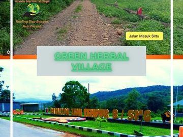 Kavling Tanah Kampung Herbal Dekat Batalyon Zein Tempur View Bukit Cantik